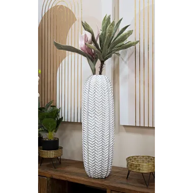 Wazon z żywicy LEAF 20X67 cm